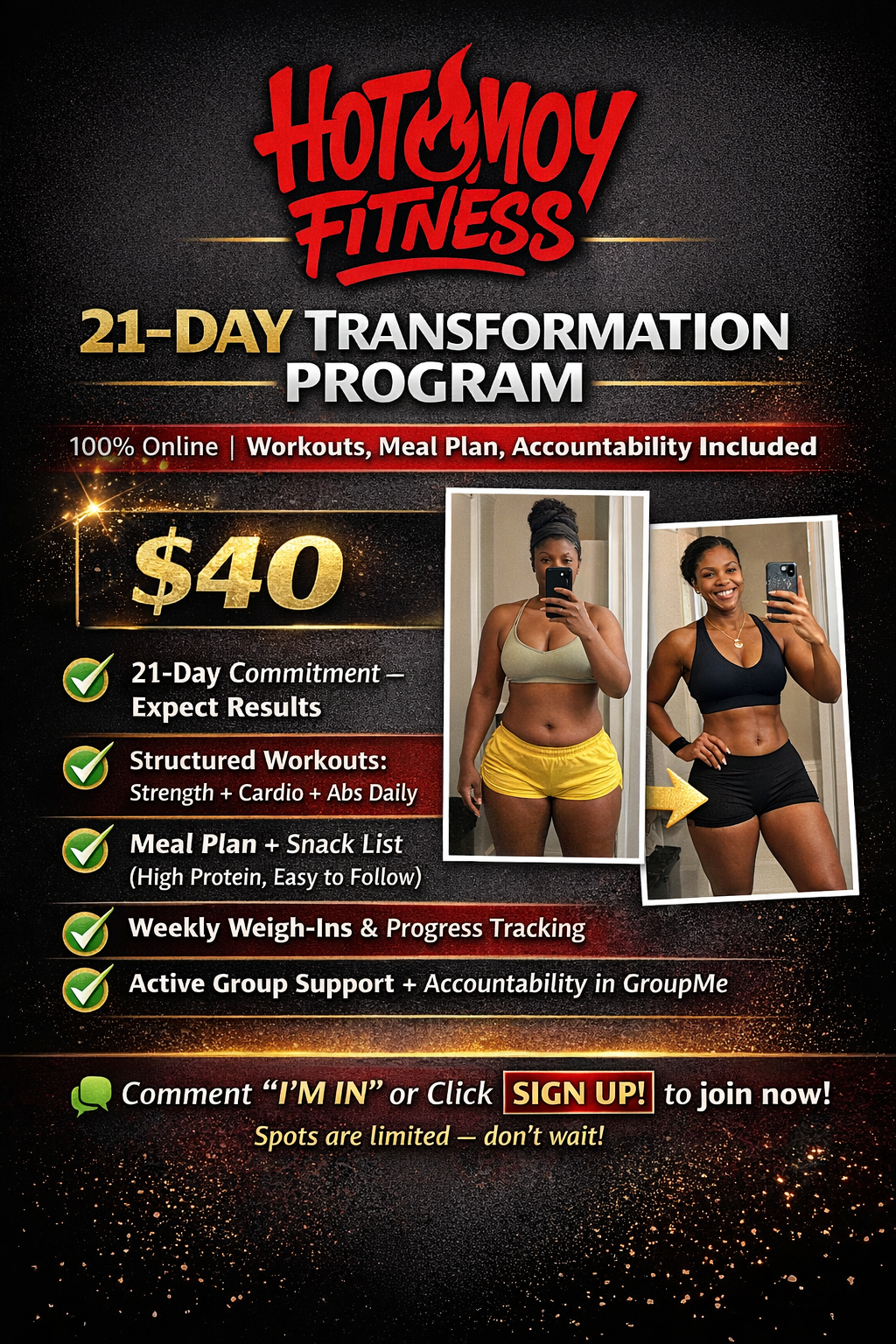 HotMoyFitness 21 Day Transformation Program